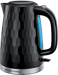 Russell Hobbs Honeycomb Kettle Black, Plastic