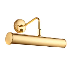 Tresco Brass 2 Light Wall Picture Light