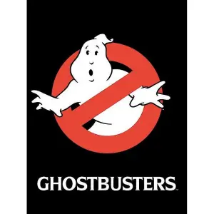 Ghostbusters No Ghosts Logo Canvas Print Red/White (40cm x 30cm)