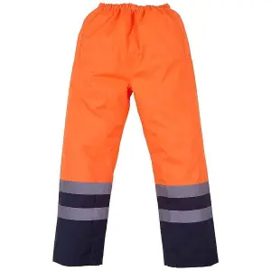 Yoko Unisex Adult Hi-Vis Waterproof Over Trousers