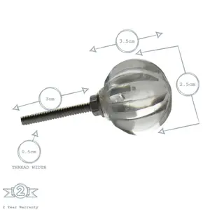 Nicola Spring - Glass Cabinet Knob - Round