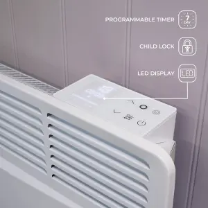 Adam Amba 2000W Electric Radiator in White