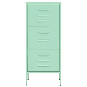 Berkfield Storage Cabinet Mint 42.5x35x101.5 cm Steel