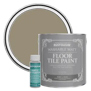 Rust-Oleum Cafe Luxe Washable Matt Floor Tile Paint 2.5L