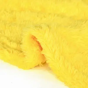 EHC Teddy Super Soft Fleece Warm Throw Thermal Sofa Blanket 130 x 170cm - Yellow