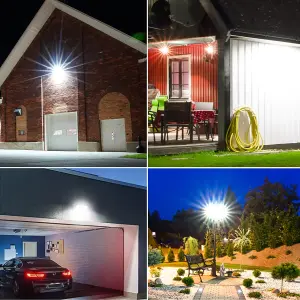 LED Floodlight, Frameless, with faster connector 50W, 6000 Lumens, IP65, Day Light 6500K