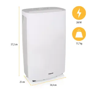 Tristar White Smart 16l/d Dehumidifier