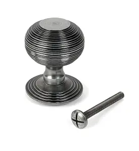 Pewter Beehive Centre Door Knob