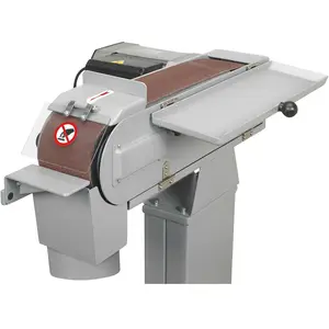 High-Performance 100mm Bench and Floor Power Belt Sander Linisher - 1500W 230V for Metalworking