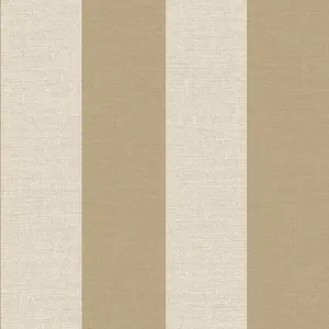 Carmella Stripe Textured Heavyweight Vinyl Wallpaper Sand Belgravia 7161