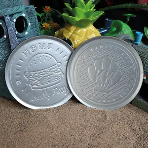 SpongeBob SquarePants Set of 4 Embossed Metal Coasters