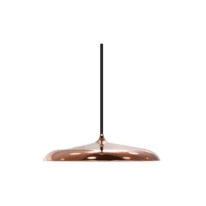 Nordlux DFTP Artist 25 Indoor Dining Living Kitchen Hallway Pendant In Copper (Diam) 25cm