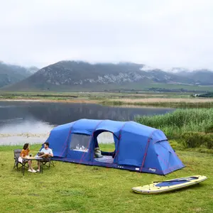 Berghaus Air 800 Nightfall 8 Man Tent with 2 Darkened Bedrooms & Spacious Living Area