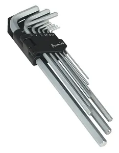 Sealey Hex Key Set 9pc Extra-Long Metric AK7137