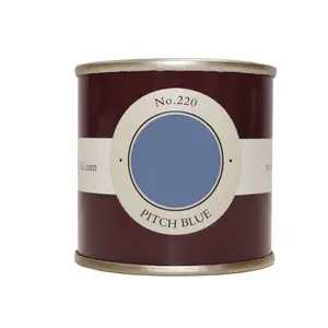 Farrow & Ball Estate Pitch blue Matt Emulsion paint, 100ml