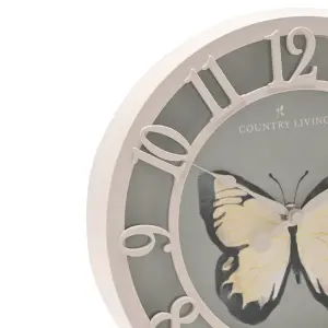 Country Living Outdoor Clock - Butterfly