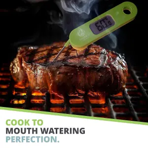 Oliver's Kitchen - Instant Read Digital Meat Probe Thermometer (Green)