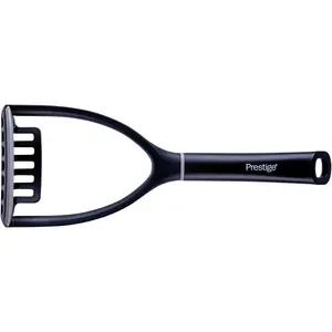 Prestige 2in1 Kitchen Silicone Edge Tools - Potato Masher, Heat Resistant, Dishwasher Safe, Non-Scratching