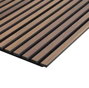 Kraus - Maple Stripe - Easy-Fit Acoustic Slat Wall Panel - (L) 240cm x (W) 57.3cm - Pack of 5 Panels