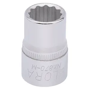 Draper Elora Bi-Hexagon Socket, 3/8" Sq. Dr., 11mm 25870