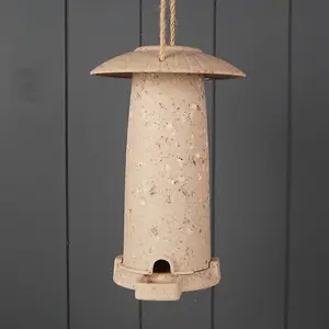 Earthy Sustainable Coffee Seed Bird Feeder