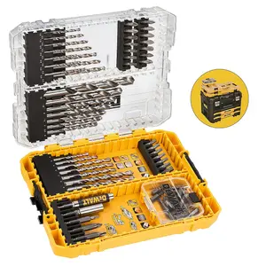 Dewalt DT70761 72 PC HSS-G Metal Masonry Drill Bit Set Medium Tough Case Tstak