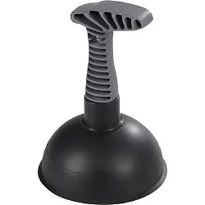 SupaHome Pistol Grip Sink Plunger Black (12.7cm)