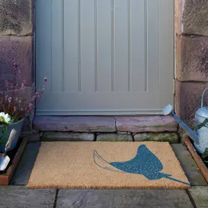 Sting Ray Coir Doormat (90 x 60cm)