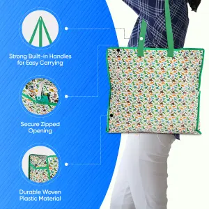 Woven Storage Laundry Bag - Assorted Designs