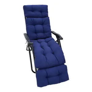 Outdoor Navy Blue Garden Sofa Cushion Chair Lounger Cushions With Ties Seat Pads for Outdoors