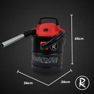 RocwooD Cordless Ash Vacuum Cleaner 15L 800W