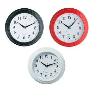 Maison by Premier Vintage White Plastic Wall Clock