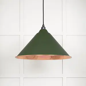 Smooth Copper Hockley Pendant in Heath