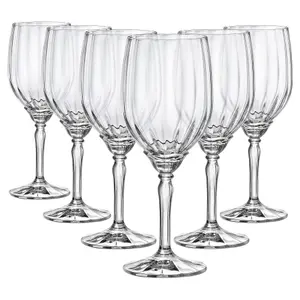 Bormioli Rocco Florian White Wine Glasses - 380ml - Clear - Pack of 6