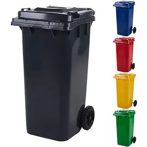 TUFF 120 Litre Wheeled Bin - Dark Green