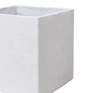 Verve Light grey Light grey Square Planter (H)30cm (W)30cm