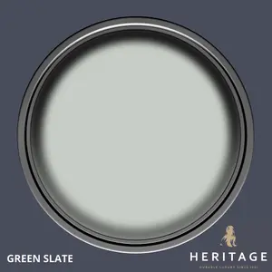 Dulux Trade Heritage Green Slate Eggshell Wall paint, 750ml