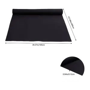 4x1m Roll of EPDM Roofing Membrane, Waterproof Underlayment for Flat Roofs