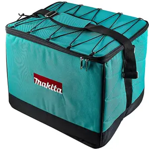 Makita 16" 41cm Canvas Nylon Hard Base Tool Bag Toolbox Toolbag + Strap x 2