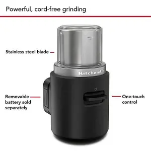 KitchenAid Go Cordless Coffee Grinder Without Battery