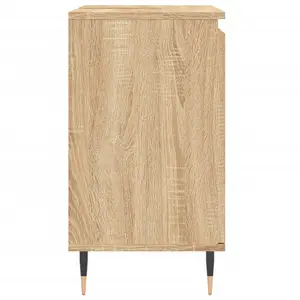 Berkfield Bathroom Cabinet Sonoma Oak 58x33x60 cm Engineered Wood