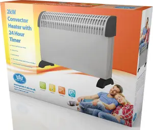 Prem-I-Air EH1890 - Convector Heater, 2kW, 24hr Timer