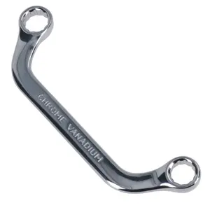 12mm + 13mm Half Moon Ring C Obstruction Spanner Wrench 12 Sided Bi-hex