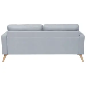 2 Seater Fabric Sofa Grey KALMAR