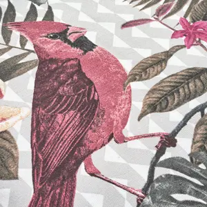 Pink Tropical Birds Outdoor Garden Cushion - 42 x 42cm