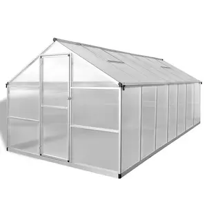 Berkfield Greenhouse Reinforced Aluminium 10.53 m2