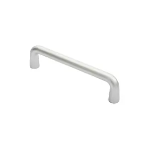 Rounded D Shaped Bar Handle 225mm x 19mm Diameter Satin Anodised Aluminium