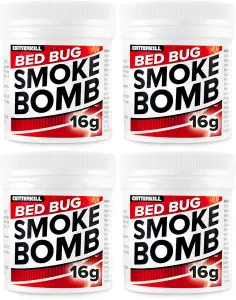 Critterkill XL Bed Bug Killer Smoke Bomb 16g x 4