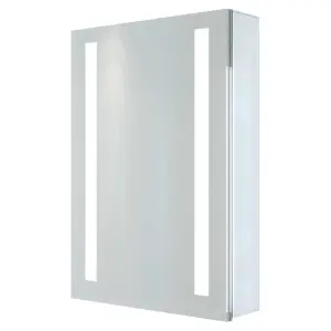 RAK Sagittarius 500x700mm Silvery White Square IR Sensor Illuminated Mirror Cabinet IP44