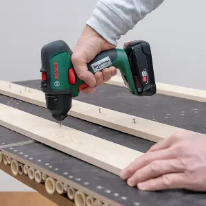 Bosch 3 attachment 18V Li-ion Cordless Combi drill (2 x 2.5Ah) - Advanced Impact 18